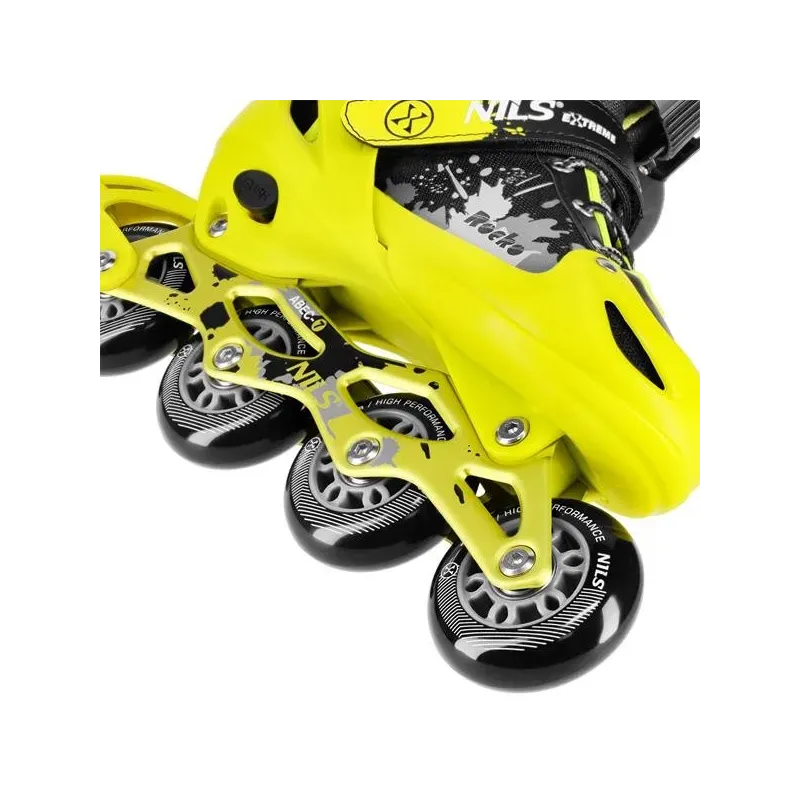 NA18137A IN-LINE SKATES ROCKO YELLOW SIZE L(39-42) NILS EXTREME