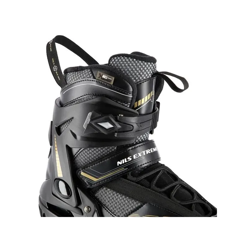 NA2150 BLACK-GOLD SIZE 41 IN-LINE SKATES NILS EXTREME