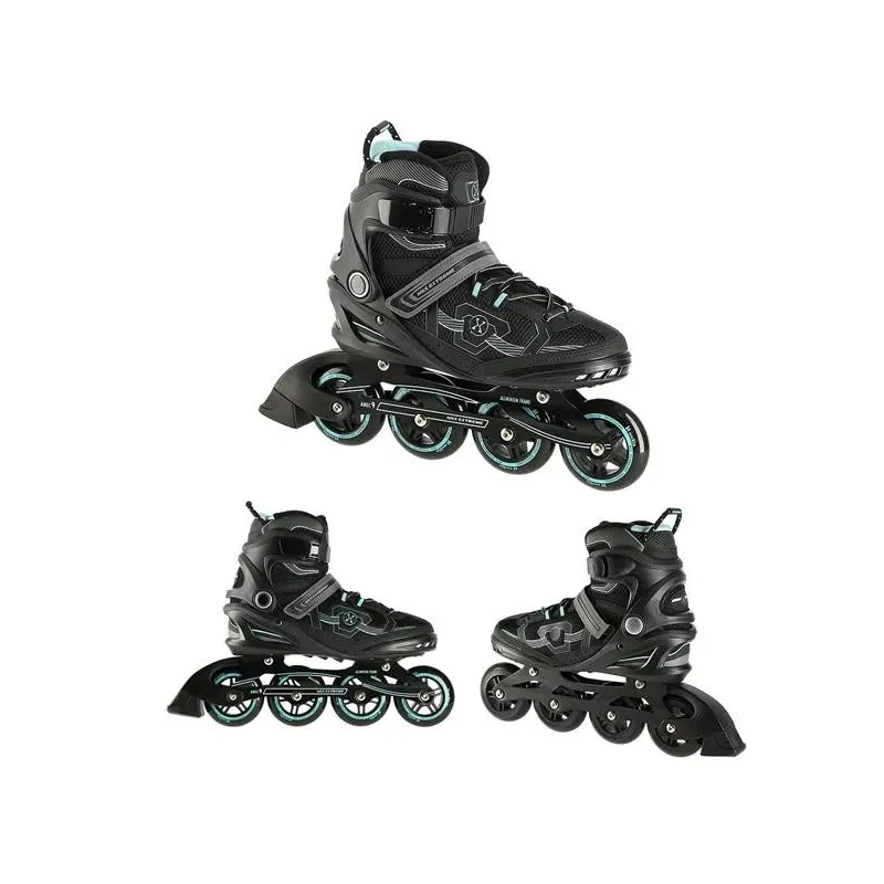 NA9157 BLACK-MINT SIZE 43 IN-LINE SKATES NILS EXTREME