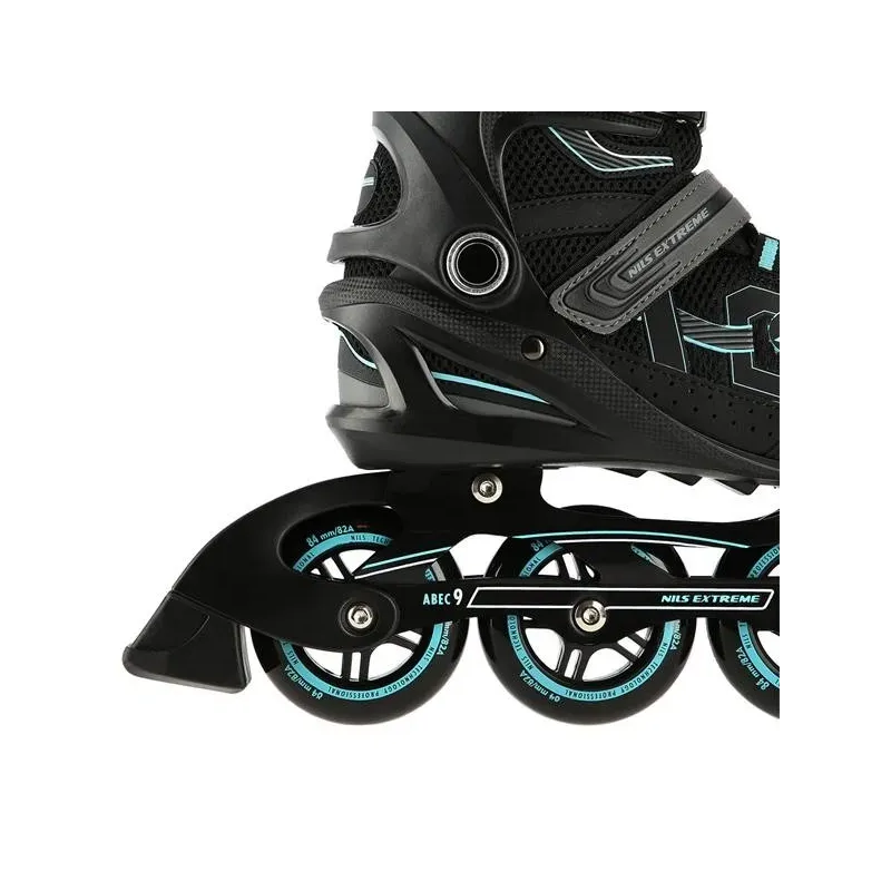 NA9157 BLACK-MINT SIZE 43 IN-LINE SKATES NILS EXTREME