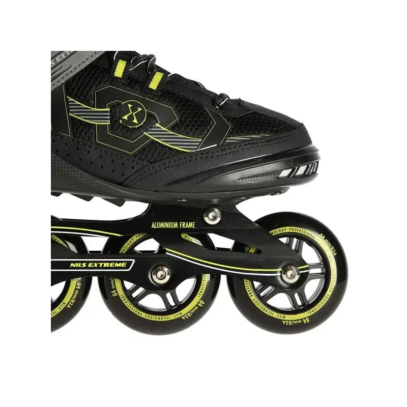 NA9157 BLACK-YELLOW SIZE 40 IN-LINE SKATES NILS EXTREME