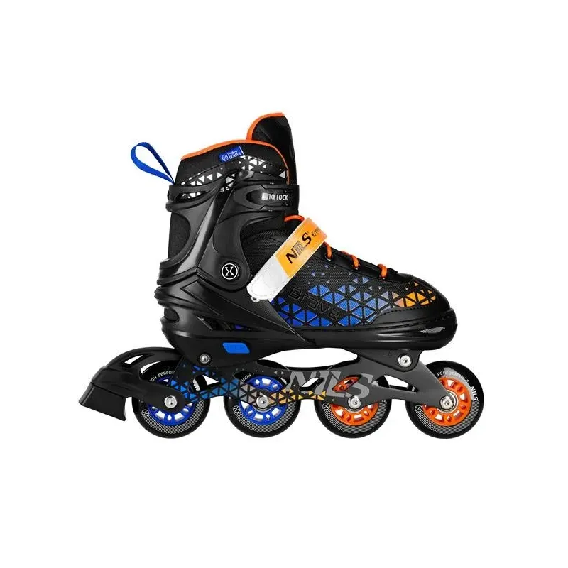 NH18190A IN-LINE SKATES/HOCKEY ICE SKATES SET 2IN1 BRAVE BLUE SIZE S(29-33) NILS EXTREME