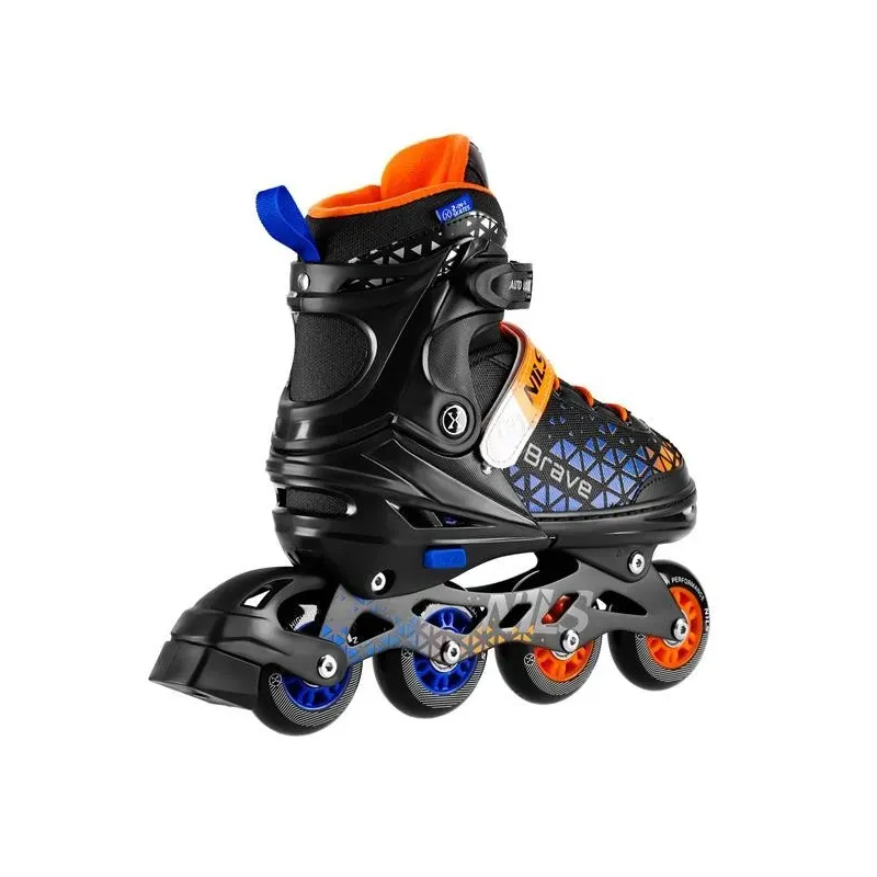 NH18190A IN-LINE SKATES/HOCKEY ICE SKATES SET 2IN1 BRAVE BLUE SIZE S(29-33) NILS EXTREME