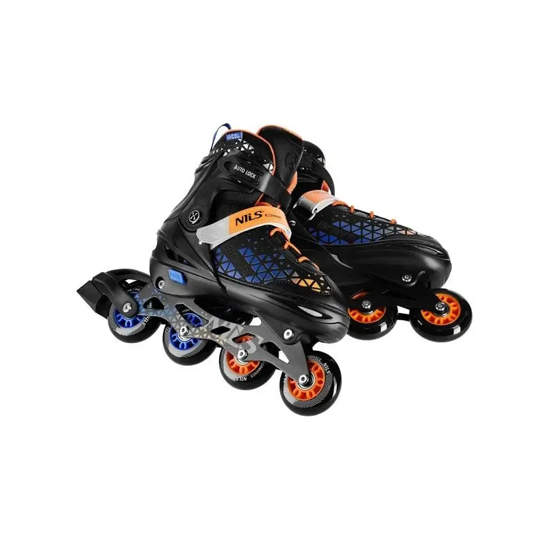 NH18190A IN-LINE SKATES/HOCKEY ICE SKATES SET 2IN1 BRAVE BLUE SIZE S(29-33) NILS EXTREME