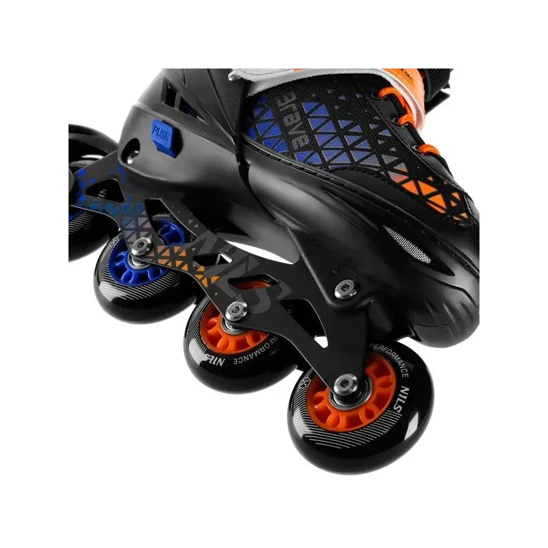 NH18190A IN-LINE SKATES/HOCKEY ICE SKATES SET 2IN1 BRAVE BLUE SIZE S(29-33) NILS EXTREME