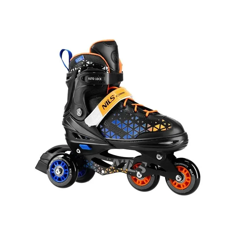 NH18190A IN-LINE SKATES/HOCKEY ICE SKATES SET 2IN1 BRAVE BLUE SIZE S(29-33) NILS EXTREME