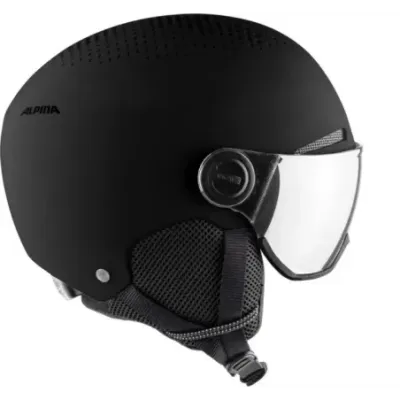 WINTER HELMET ALPINA ARBER VISOR Q LITE BLACK MATT 58-61