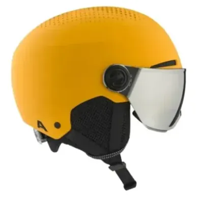Alpina Zupo Visor Q-Lite Burned-Yellow winter helmet. Matt 51-55