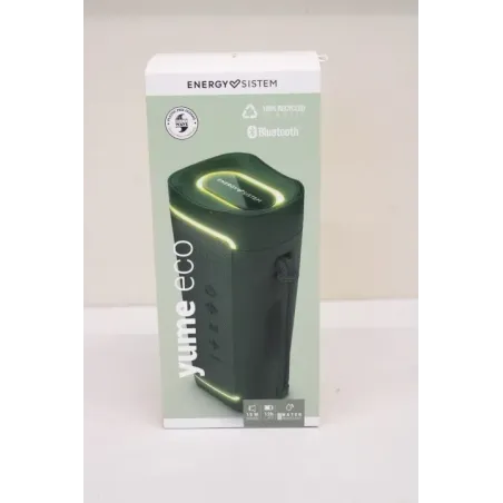SALE OUT. Energy Sistem Yume ECO Bluetooth Speaker with RGB LED Lights, Green Energy Sistem Speaker with RGB LED