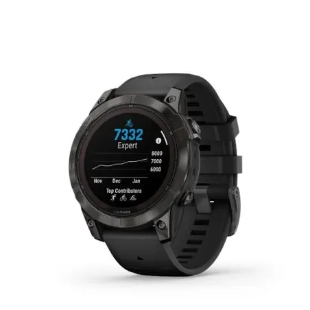 Garmin Fenix 7 Pro Sapphire Solar smartwatch, 47 mm, Black/Carbon Grey
