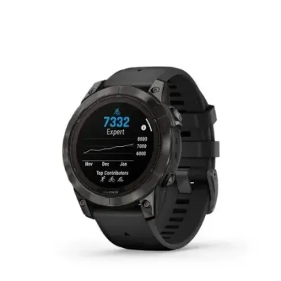Garmin Fenix 7 Pro Sapphire Solar smartwatch, 47 mm, Black/Carbon Grey