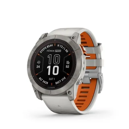 Garmin Fenix 7X Pro Sapphire Solar smartwatch, 51 mm, Gray/Orange