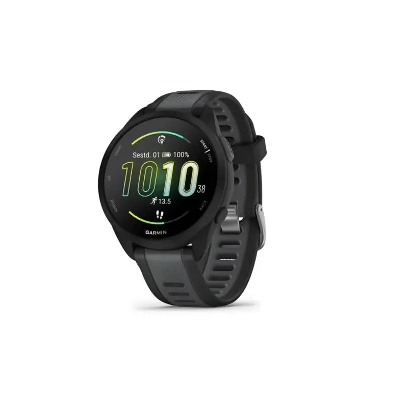 Garmin Forerunner 165 smartwatches, Black/Slate grey