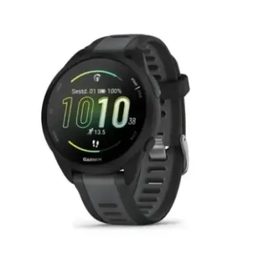 Garmin Forerunner 165 smartwatches, Black/Slate grey