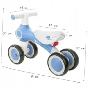 4 Wheel Balance Bike Croxer Alito Blue 4 Wheel Balance Bike Croxer Alito Blue