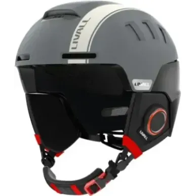 Livall RS1 Bluetooth PTT Alert SOS Ski Helmet Grey M