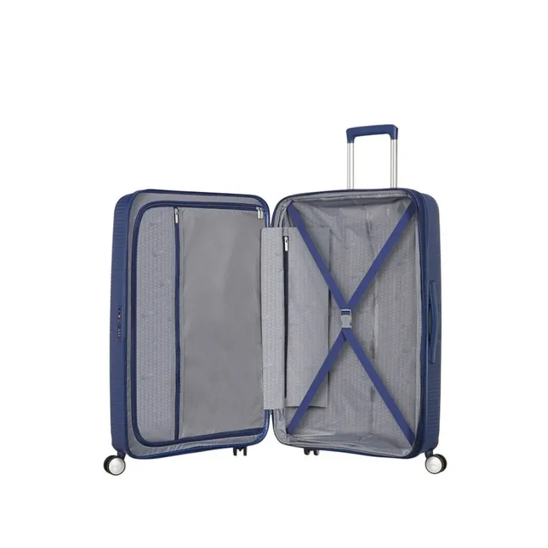 Soundbox walizka średnia American Tourister - midnight navy