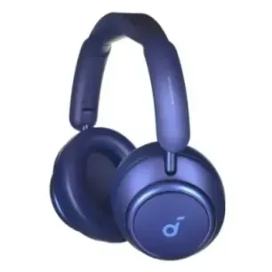 Anker Space Q45 Headphones Wired &amp Wireless Head-band Calls/Music USB Type-C Bluetooth Blue