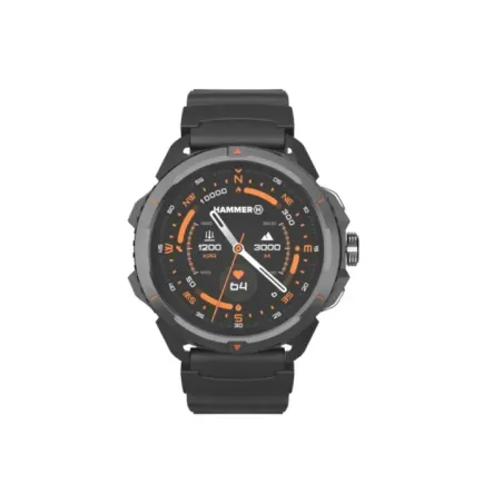Hammer Watch 2 Smart watch GPS (satellite) AMOLED 1.5&quot Waterproof Black