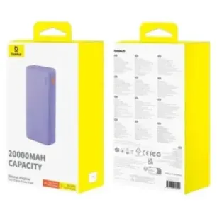 BASEUS POWERBANK AIRPOW 20000MAH 20W (PURPLE)