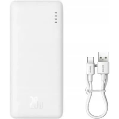 BASEUS POWERBANK AIRPOW 10000MAH 20W (WHITE)