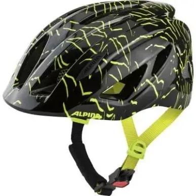 Alpina Sports PICO black-neon yellow gloss 50-55 Black, Yellow