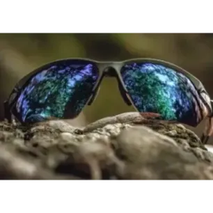 Sports cycling glasses Alpina Nylos HR Black