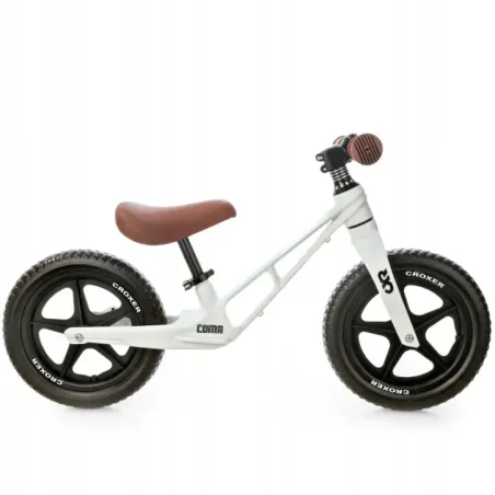 Ultra-lightweight Balance Bike Croxer Coma White/Brown