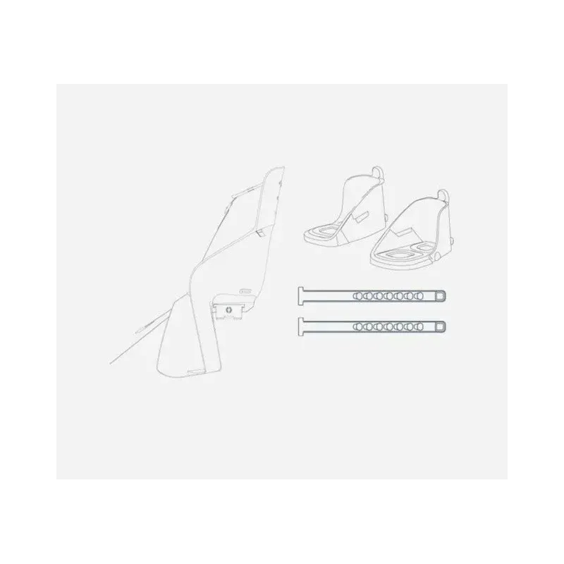 URBAN IKI Tylny fotelik na ramę U-me kolor BLACK/BLACK