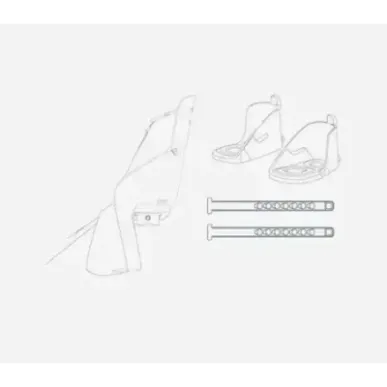 URBAN IKI Tylny fotelik na ramę U-me kolor BLACK/BLACK