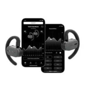 TOZO Open Buds True Wireless Stereo (TWS) In-Ear USB Type-C Bluetooth Headset Black