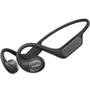 TOZO Open Real True Wireless Stereo (TWS) Headset Kostne Charged via magnetic connector Bluetooth Black