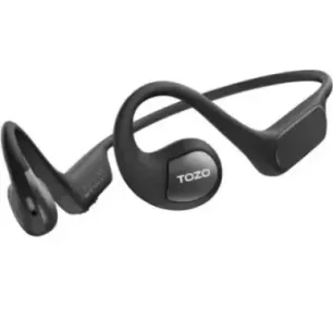 TOZO Open Real True Wireless Stereo (TWS) Headset Kostne Charged via magnetic connector Bluetooth Black