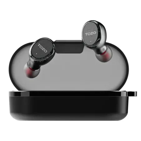 TOZO T10S True Wireless Stereo (TWS) In-Ear USB Type-C Bluetooth Headset Black