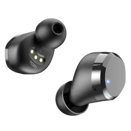 TOZO T12S True Wireless Stereo (TWS) In-Ear USB Type-C Bluetooth Headset Black