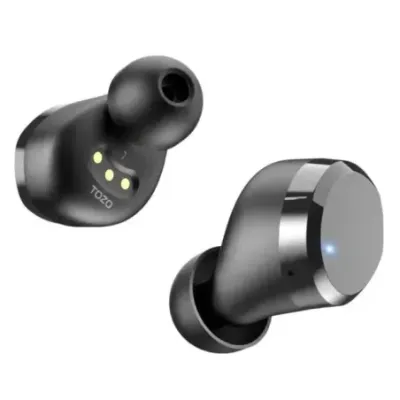 TOZO T12S True Wireless Stereo (TWS) In-Ear USB Type-C Bluetooth Headset Black