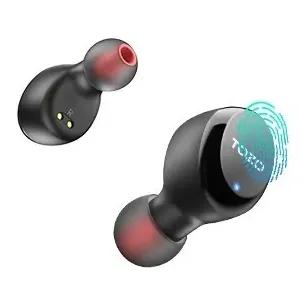 TOZO T6S Headset True Wireless Stereo (TWS) In-ear USB Type-C Bluetooth Black