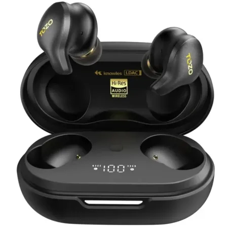 TOZO Golden X1 True Wireless Stereo (TWS) In-Ear USB Type-C Bluetooth Headset Black