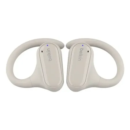 Belkin SoundForm ClearFit Headset True Wireless Stereo (TWS) Ear-hook Calls/Music/Sport/Everyday Bluetooth Sand
