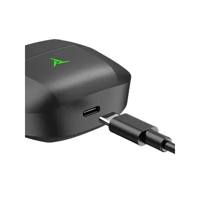 TOZO Gaming Pods True Wireless Stereo (TWS) In-Ear USB Type-C Bluetooth Gaming Headset Black