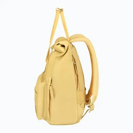 American Tourister Urban Groove Pastels Roll Top Backpack Pastel Yellow