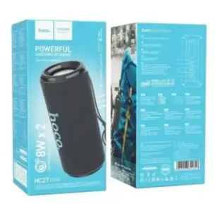 HOCO HC27 Soundful Portable speaker Blutooth/ FM/ TF card/ USB memory stick/ AUX 2 x 8 W Grey