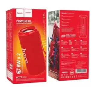 HOCO HC27 Soundful Portable speaker Blutooth/ FM/ TF card/ USB memory stick/ AUX 2 x 8 W Red