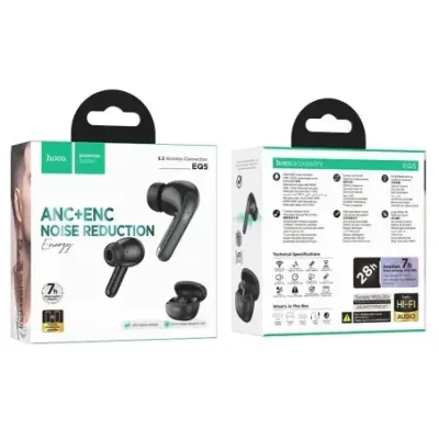 Hoco EQ5 Energy Headset Wireless In-Ear Calls/Music Bluetooth Black
