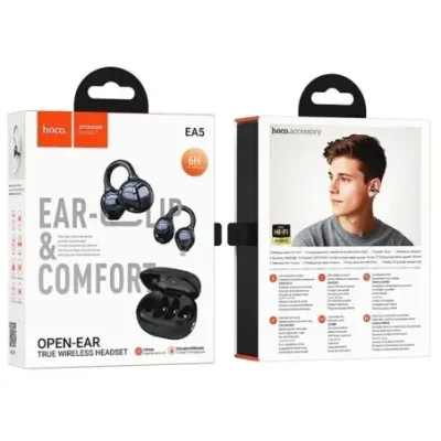 Hoco EA5 DUKE III Headset Wireless Open-Ear Connectivity/Music Bluetooth Black