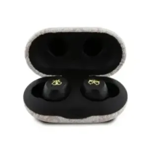 Guess GUTWSP4EGP TWS Bluetooth Earphones + ENC Dock Pink/Pink 4G Metal