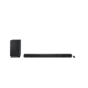Sharp HT-SBW55121(BK) Q 5.1.2 Dolby Atmos/ DTS:X Soundbar with Wireless Subwoofer, Black Sharp