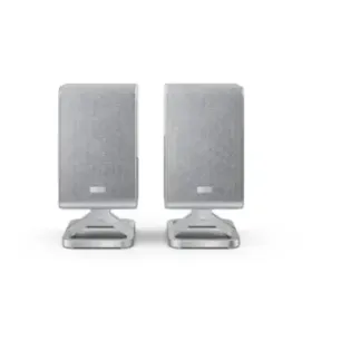 Sharp HT-SPR52021(SL) Q Soundbar 2.0.2 Wireless Rear Surround Speakers, Silver Sharp