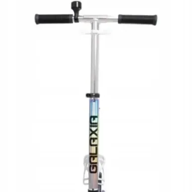 Foldable scooter Raven Galaxia Holo 200mm with bell, bottle holder and LED core