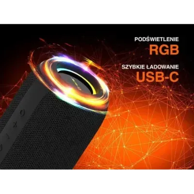 Tracer XtremeBeat Pro TWS Portable Bluetooth Speaker Black 40 W